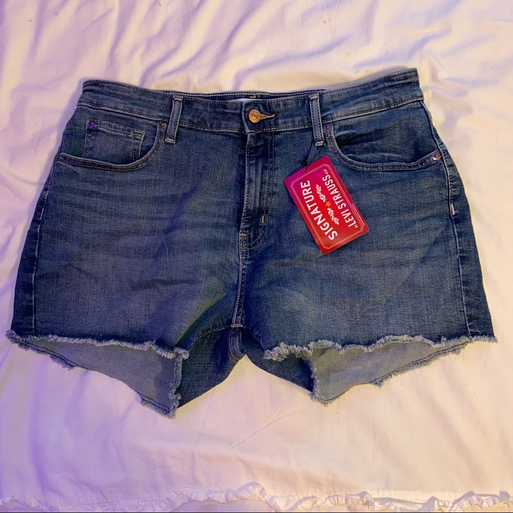 Levi Strauss High Rise Jean Shorts